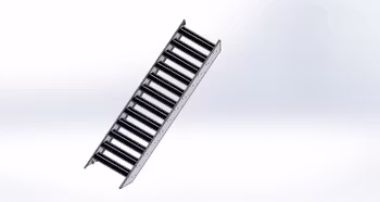 1200 mm Aluminiumtrappa