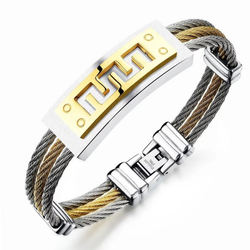 Rostfritt stål Armband Silverfärg