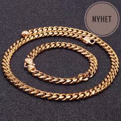 Rostfritt stål smycken set