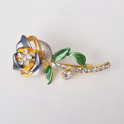 Brosch i Silverpläterat