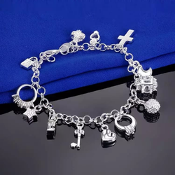 Silverpläterat Armband