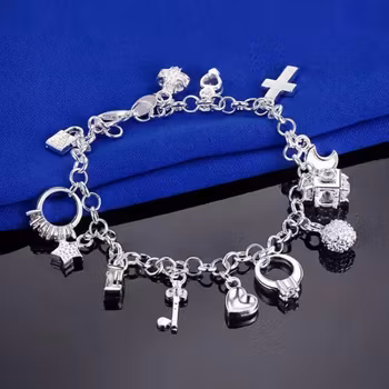 Silverpläterat Armband