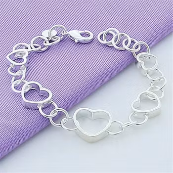 Silverpläterat Armband