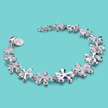 Silverpläterat Armband