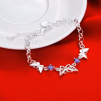 Silverpläterat Armband