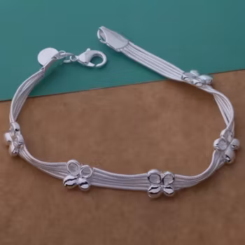 Silverpläterat Armband