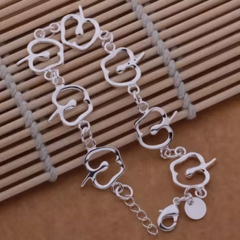 Silverpläterat Armband