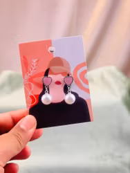 Silverpläterat Örhänge