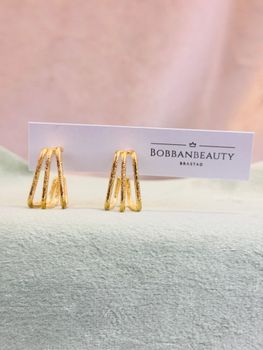 Silverpläterat Örhänge