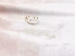 925 silverpläterad ring st.57