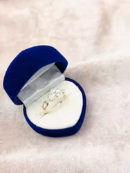 925 silverpläterad ring st.57