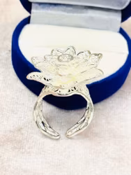 925 silverpläterad ring st.57