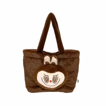 Labubu Plyschväska Brun färg