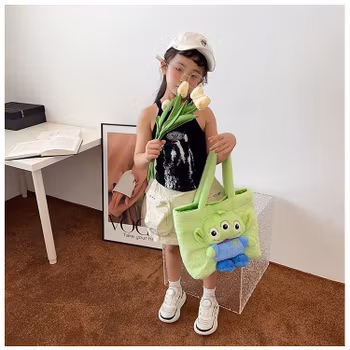 Söt och mjuk plyschväska – Disney Toy Story Alien (Little Green Man)