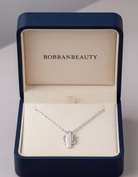 Lilla Ökenvän – Silverhalsband med Kaktus