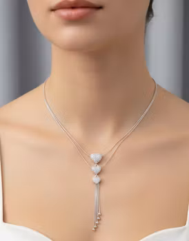 Hjärtglans Tofs-Halsband