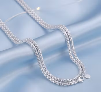 Kedja i Silverpläterat