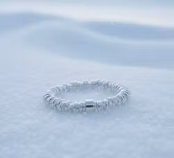 Silverglans Spiralarmband