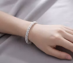 Silverlycka – Flätad Elegans