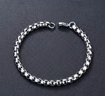 Silverglans Rund Boxlänk