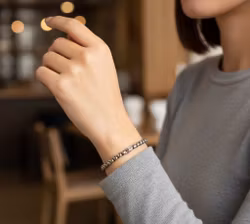 Silverglans Rund Boxlänk