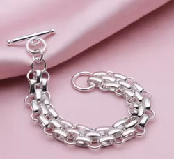 Eleonora Silverarmband med T-lås