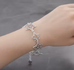 Stjärnglans Armband – Silverlycka ✨