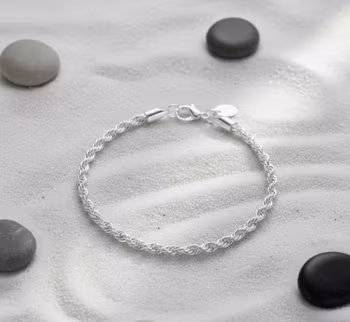 Silverlycka – Flätat Armband