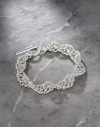 Silverlycka Twist Armband