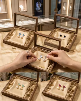 Pärldröm i Fläktform