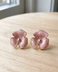 Blomstrande Lycka – Emaljörhängen