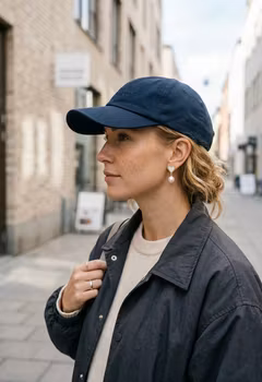 Hjärtpärlan – Söta örhängen med emaljhjärtan och pärlor