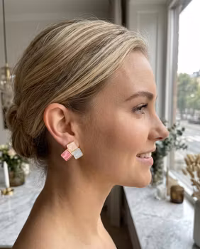 Pastelldröm Geometriska Örhängen