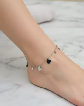 Hjärtlig Berlock-vristlänk