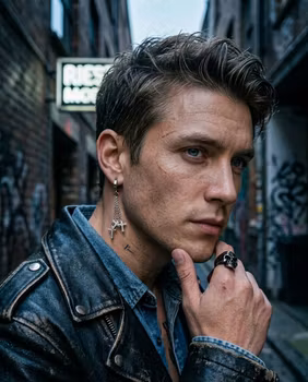 Cross Harmony Hängande Örhängen