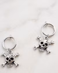 Sweet & Rebel Skull Hoops 💀✨