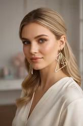 Geometrisk Harmoni Örhängen