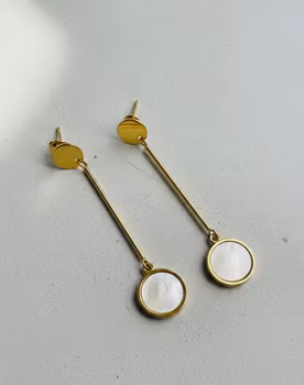 Månstråle Drop Earrings