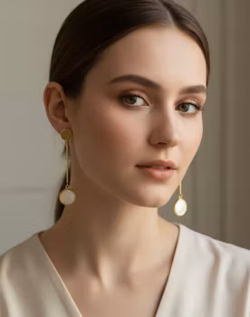 Månstråle Drop Earrings