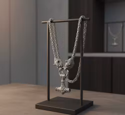 Tufft Vikingahalsband med Tors Hammare