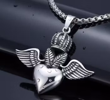 Mitt bevingade hjärta med krona 👑