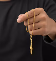 Gyllene Spjutspets-halsband