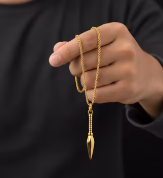 Gyllene Spjutspets-halsband