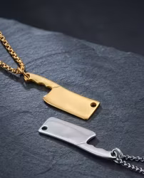 Little Chef Cleaver Necklace 🔪✨