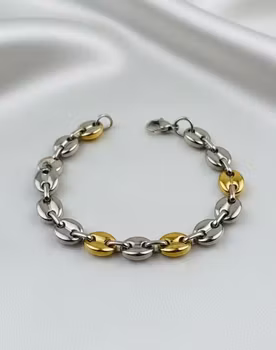 Coffee Bean "Duo" Armband