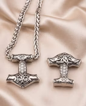 Tors Hammare "Viking Vision" – Silverglans