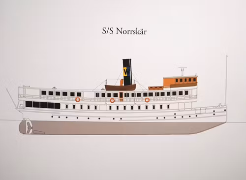 S/S Norrskär, Profilritning färg