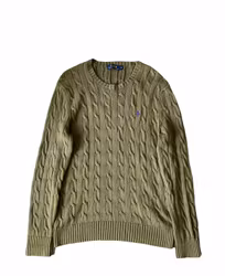 Ralph Lauren kabelstickad tröja