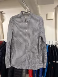 Acne Slim Stripe Skjorta 48 - M