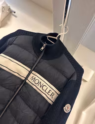Moncler Logo Down Cardigan S/M